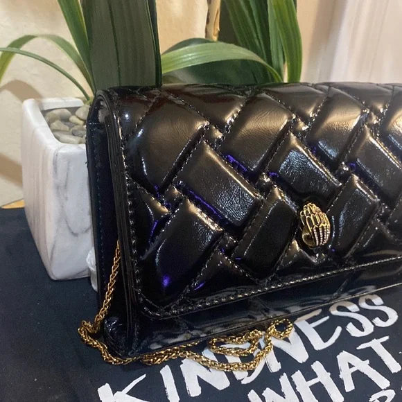 Kurt Geiger extra mini Shiny Kensington crossbody bag - Picture 7 of 14